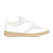 Witte Panel Low-Top Sneakers MM6 Maison Margiela , White , Heren