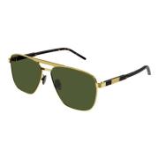 Gold Green Sunglasses Gucci , Multicolor , Heren