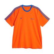 Unisex T-Shirt Wales Bonner Stijl Adidas , Orange , Heren