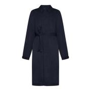 Belted Coat Balenciaga , Black , Heren