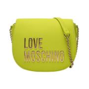 Gele Schoudertas voor Vrouwen Moschino , Green , Dames