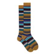 Italiaanse lange sokken Multicolor Streep Patroon Gallo , Multicolor ,...