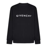Zwarte Slim Fit Sweatshirt Givenchy , Black , Heren