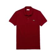 Rode Urban Polo Shirt Lacoste , Red , Heren