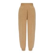 Elastische taille broek Stella McCartney , Beige , Dames