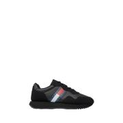 Zwarte Sneakers voor Mannen Tommy Hilfiger , Black , Heren