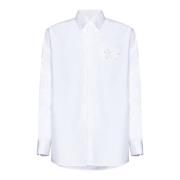 Casual wit overhemd Valentino , White , Heren