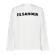 Stijlvolle T-shirts en Polos Jil Sander , White , Heren