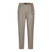 Beige Broek met Wit/Blauw Detail White Sand , Beige , Heren