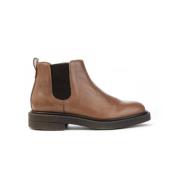 Glossy Leather Chelsea Boot Carmens , Brown , Dames