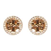 Pave Stud Oorbel Tory Burch , Yellow , Dames