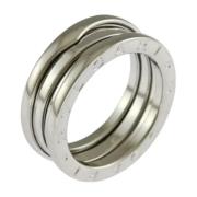 Pre-owned White Gold rings Bvlgari Vintage , Gray , Dames