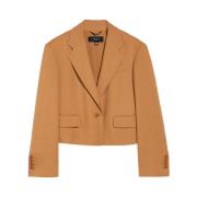 Levendige Oranje Jas Max Mara Weekend , Orange , Dames