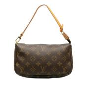 Pre-owned Canvas louis-vuitton-bags Louis Vuitton Vintage , Brown , Da...