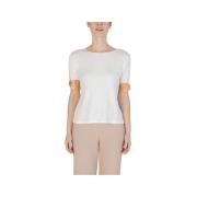 Kaartprint T-shirt Beige Alviero Martini 1a Classe , Beige , Dames