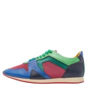 Pre-owned Leather sneakers Burberry Vintage , Multicolor , Heren