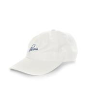 Script Logo Cap in Six-Panel Design by Parra , White , Heren