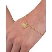 Lutece zon armband, verguld Ines De La Fressange Paris , Yellow , Dame...