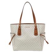 Pre-owned Leather totes Michael Kors Pre-owned , White , Dames
