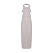 Elegante Beige Jurk Blanca Vita , Gray , Dames