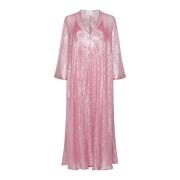 Elegante Jurken Collectie Forte Forte , Pink , Dames