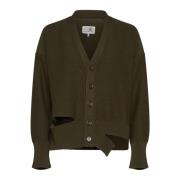 Stijlvolle Sweaters Collectie MM6 Maison Margiela , Green , Dames