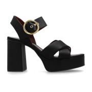 Plateau Sandalen See by Chloé , Black , Dames