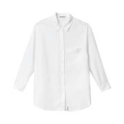 Elegante Witte Blouse Chic Design Hinnominate , White , Dames