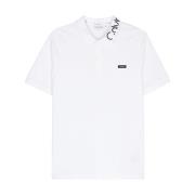 Witte T-shirts en Polos Calvin Klein , White , Heren