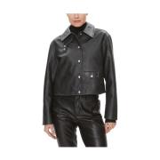 Zwarte Urban Jas Iconische Stijl Calvin Klein , Black , Dames