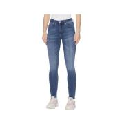 Urban Iconic Blauw Denim Jeans Calvin Klein , Blue , Dames