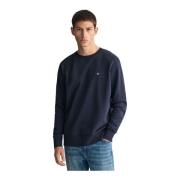 Geborduurde Crewneck Sweatshirt Gant , Blue , Heren