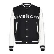 Varsity Wool & Leather Coats Givenchy , Multicolor , Heren