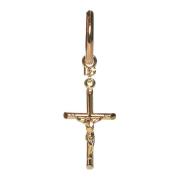 Gouden Kruis Hanger Oorbellen Dolce & Gabbana , Yellow , Heren