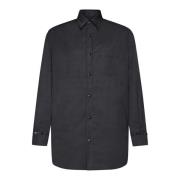 Rockstuds Zwarte Shirt Valentino , Black , Heren