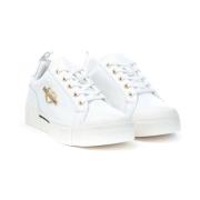 Sneakers van hoogwaardig leer Love Moschino , White , Dames