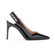 Slingback Leone Schoenen - Verhoog je stijl Love Moschino , Black , Da...