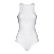 Witte Grid Net Body Top Wolford , White , Dames