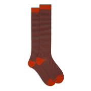 Italiaanse lange sokken met Windsor-strepen Gallo , Multicolor , Heren