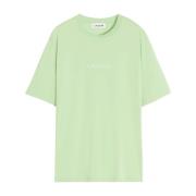 Geborduurde Amandel Tee-Shirt Lanvin , Green , Heren