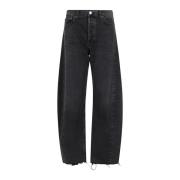 Luna Pieced Jeans Agolde , Black , Dames