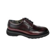 Geperforeerde Engelse leren derby schoen Calce , Red , Heren