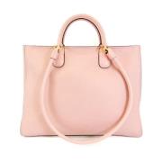 Pre-owned Leather handbags Salvatore Ferragamo Pre-owned , Pink , Dame...