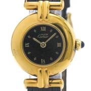 Pre-owned Leather watches Cartier Vintage , Multicolor , Dames