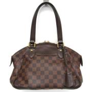 Pre-owned Fabric shoulder-bags Louis Vuitton Vintage , Brown , Dames