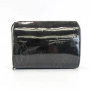 Pre-owned Leather handbags Cartier Vintage , Black , Dames