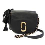 Pre-owned Leather shoulder-bags Marc Jacobs Pre-owned , Black , Dames