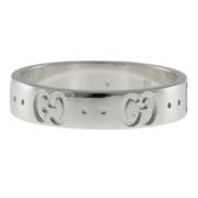 Pre-owned White Gold rings Gucci Vintage , Gray , Dames