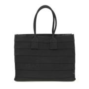 Pre-owned Leather totes Salvatore Ferragamo Pre-owned , Black , Dames