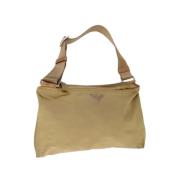 Pre-owned Nylon prada-bags Prada Vintage , Beige , Dames